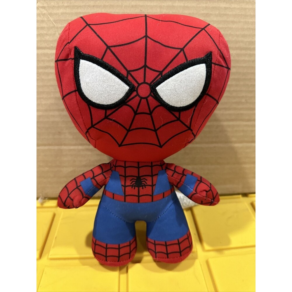 Disney Store SPIDER-MAN Plush Marvel Superhero Stuffed Animal Toy 10" Avengers